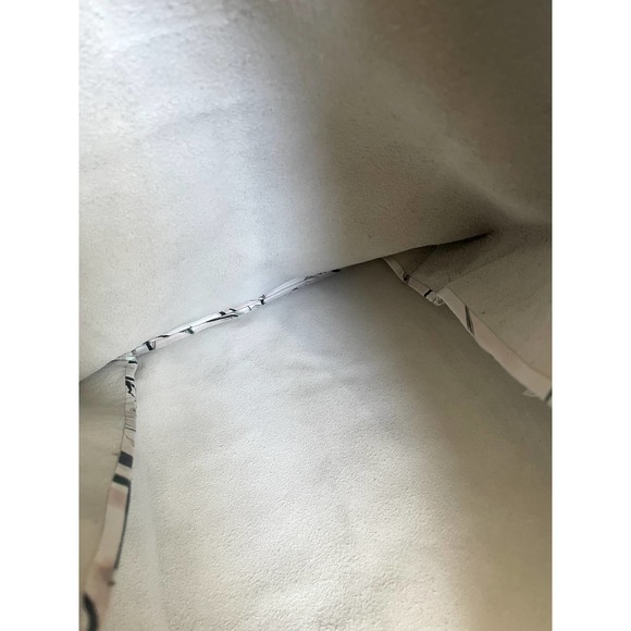 🕊️COS Marbled Genuine Leather Tote Shoulder Bag White Pink - Picture 6 of 12